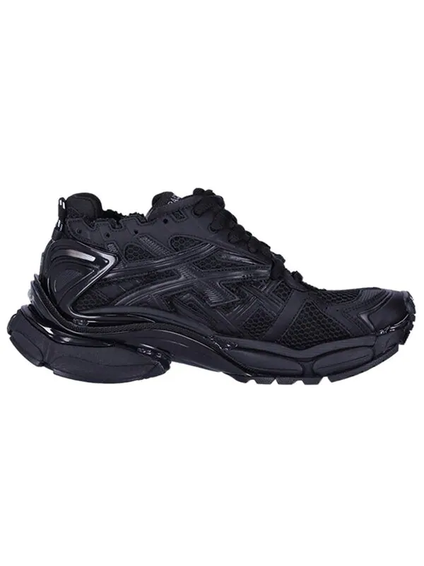 Кроссовки runner sneakers 'matte black mesh and nylon' Balenciaga — изображение 2 из 4, черный