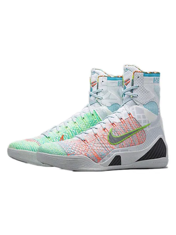 Кроссовки kobe 9 elite premium Nike — изображение 2 из 4, серый/серебристый/синий