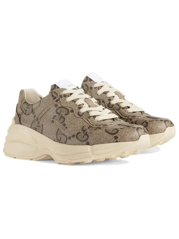 Кроссовки rython 100 'beige monogram' Gucci — изображение 4 из 4, бежевый