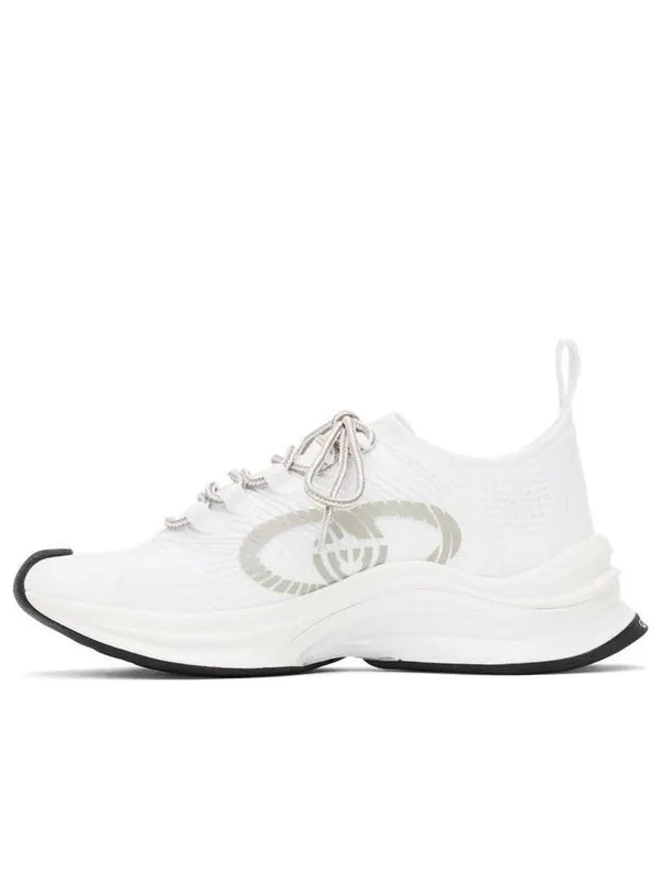 Кроссовки run sneaker 'white' Gucci — изображение 1 из 4, белый