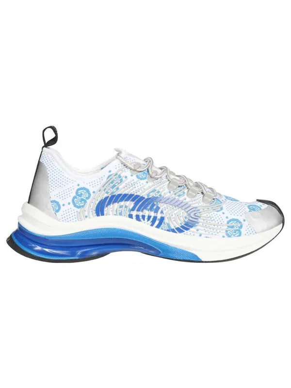 Кроссовки run sneaker 'white blue' Gucci — изображение 2 из 4, белый/синий
