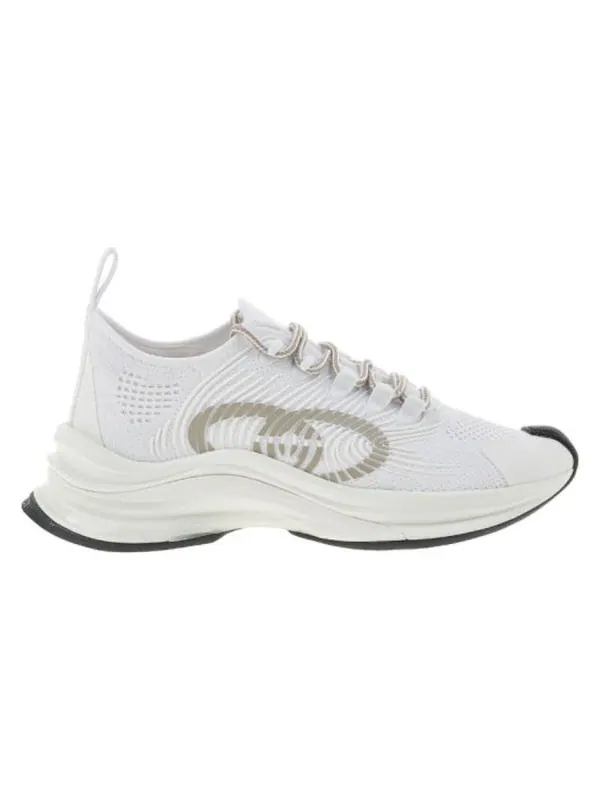 Кроссовки run sneaker 'white' Gucci — изображение 2 из 4, белый