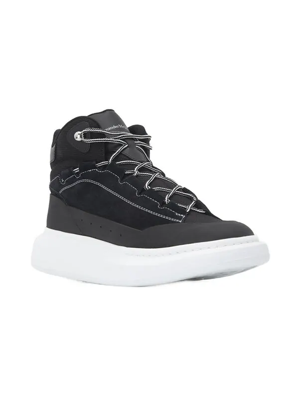 Кроссовки larry high-top sneakers 'black white' Alexander Mcqueen — изображение 3 из 4, черный/белый