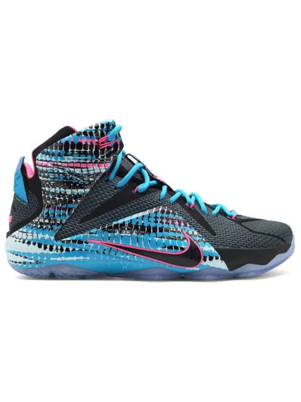 Кроссовки леброн 12 Nike — изображение 2 из 3, черный/синий