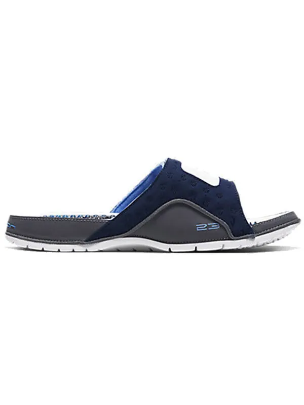Тапочки hydro 13 retro slide 'navy' Air Jordan — изображение 2 из 4
