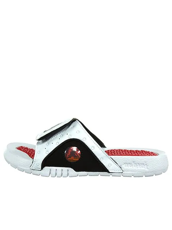 Тапочки hydro 13 retro slide 'white true red' Air Jordan — изображение 1 из 4, белый