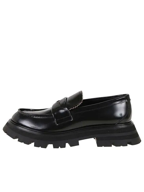 Кроссовки wander leather loafers 'core black' Alexander Mcqueen — изображение 1 из 4, черный