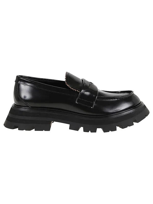 Кроссовки wander leather loafers 'core black' Alexander Mcqueen — изображение 2 из 4, черный