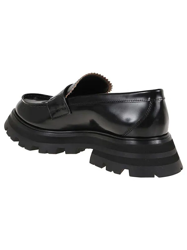 Кроссовки wander leather loafers 'core black' Alexander Mcqueen — изображение 4 из 4, черный