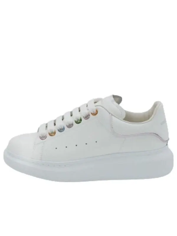 Кроссовки oversized sneakers 'white metalic eyelets' Alexander Mcqueen — изображение 1 из 4, белый/мульти