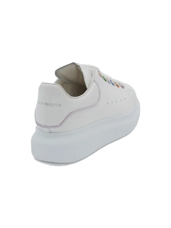 Кроссовки oversized sneakers 'white metalic eyelets' Alexander Mcqueen — изображение 4 из 4, белый/мульти