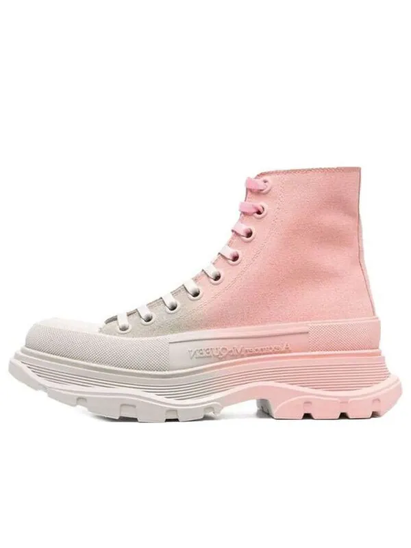 Кроссовки tread high top 'two tone pink' Alexander Mcqueen — изображение 1 из 4, розовый/бежевый