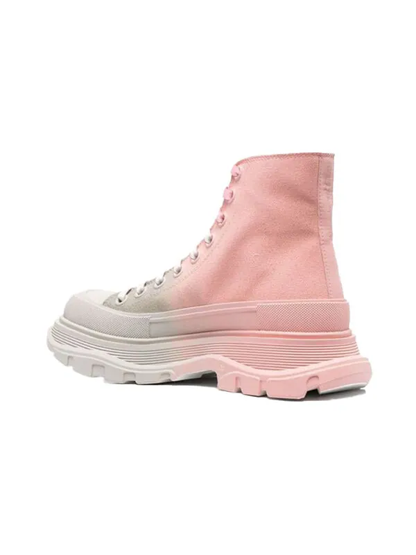 Кроссовки tread high top 'two tone pink' Alexander Mcqueen — изображение 3 из 4, розовый/бежевый