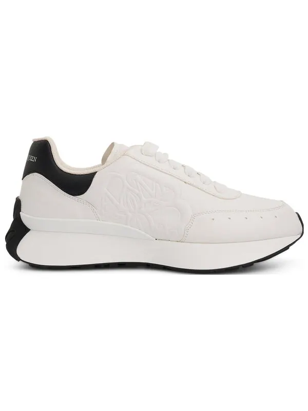 Кроссовки sprint runner 'beige black' Alexander Mcqueen — изображение 2 из 4, бежевый/белый