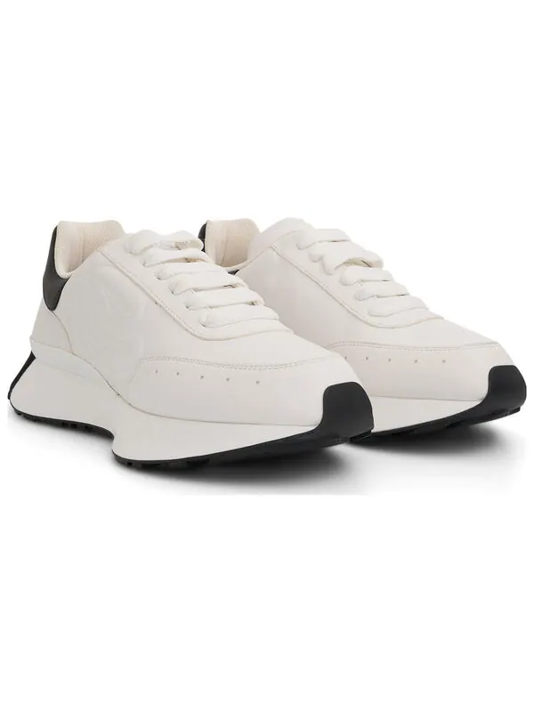 Кроссовки sprint runner 'beige black' Alexander Mcqueen — изображение 3 из 4, бежевый/белый