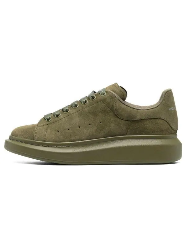 Кроссовки oversized sneaker 'moss green suede' Alexander Mcqueen — изображение 2 из 4, зеленый