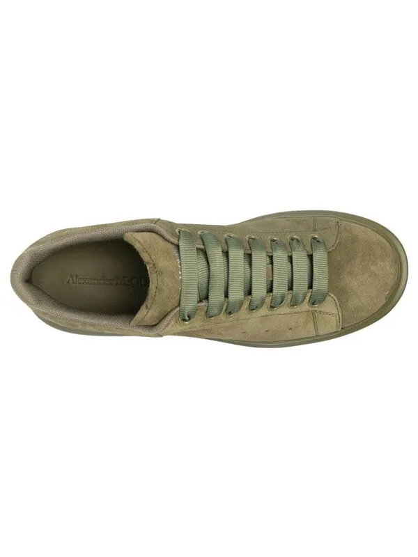Кроссовки oversized sneaker 'moss green suede' Alexander Mcqueen — изображение 4 из 4, зеленый