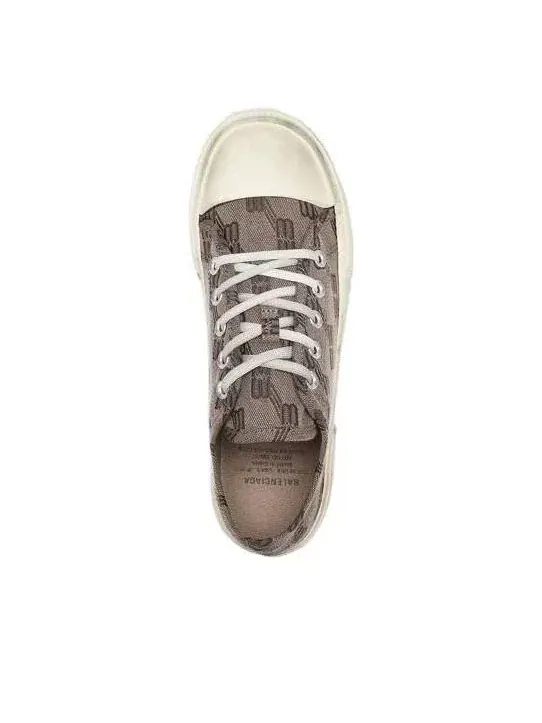 Мужские кроссовки с принтом Balenciaga Paris Low BB Monogram — изображение 3 из 5, мульти