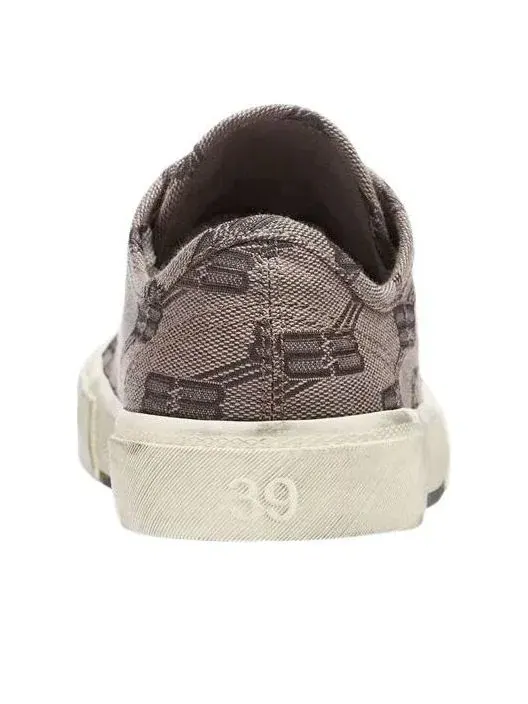 Мужские кроссовки с принтом Balenciaga Paris Low BB Monogram — изображение 4 из 5, мульти