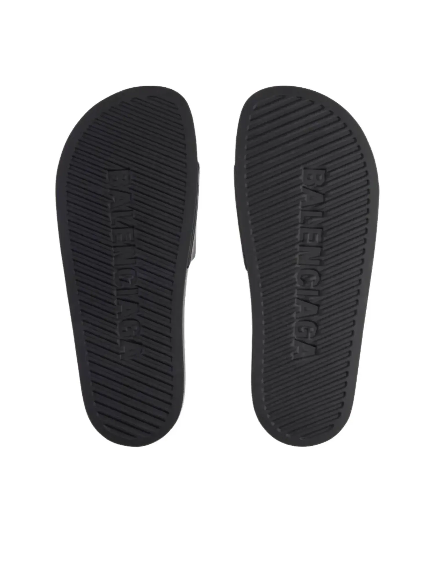 Сандалии-шлепанцы Balenciaga Pool Slide Sandal 'Black Yellow' — изображение 4 из 6, черный