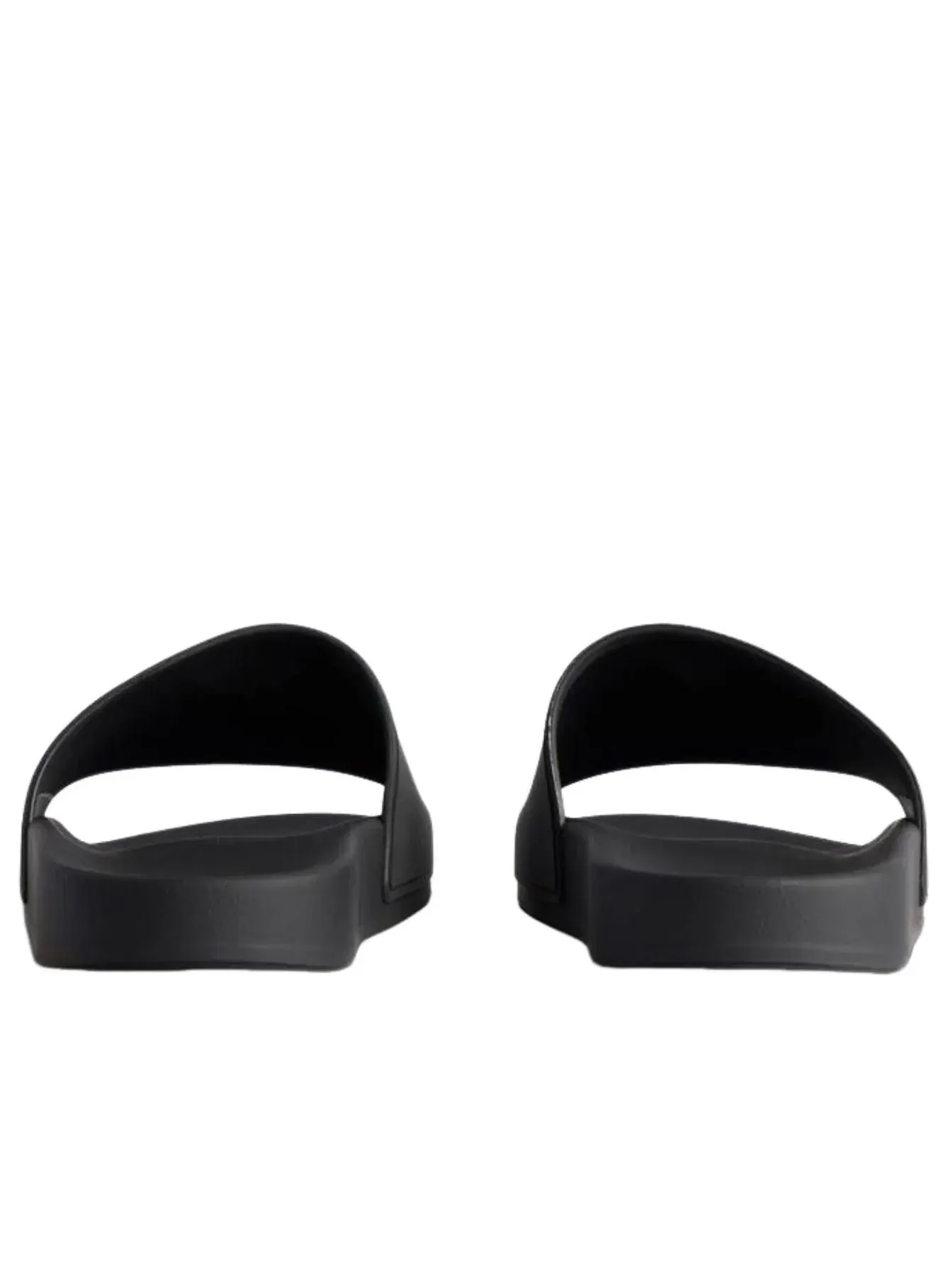 Сандалии-шлепанцы Balenciaga Pool Slide Sandal 'Black Yellow' — изображение 5 из 6, черный