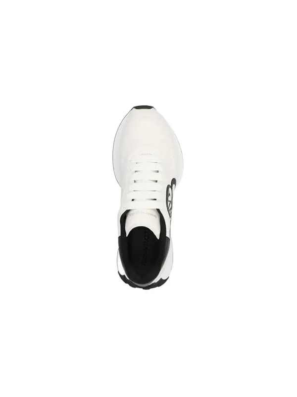 Кроссовки sprint runner lace-up sneakers 'beige white' Alexander Mcqueen — изображение 3 из 4, бежевый/белый/черный