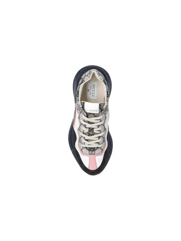 Кроссовки rhyton 'beige blue monogram' Gucci — изображение 4 из 4, бежевый/синий