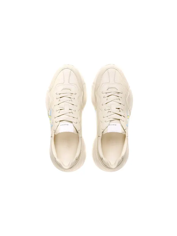 Кроссовки rhyton 'interlocking g star' Gucci — изображение 4 из 4, бежевый/белый/мульти