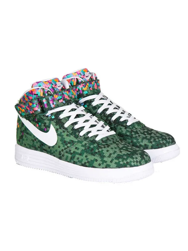 Кроссовки lunar force 1 mid jcrd sp Nike — изображение 2 из 3, зеленый