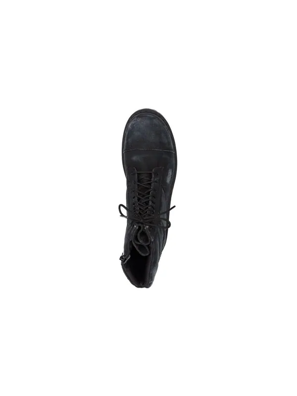 Кроссовки combat strike boots 'washed black cotton' Balenciaga — изображение 3 из 4, черный