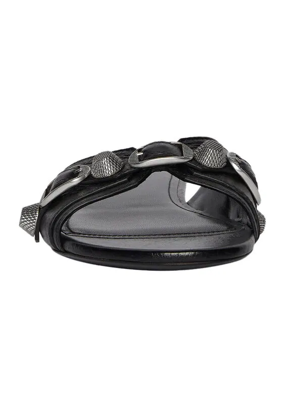 Сандалии cagole sandals 'black' Balenciaga — изображение 3 из 4, черный