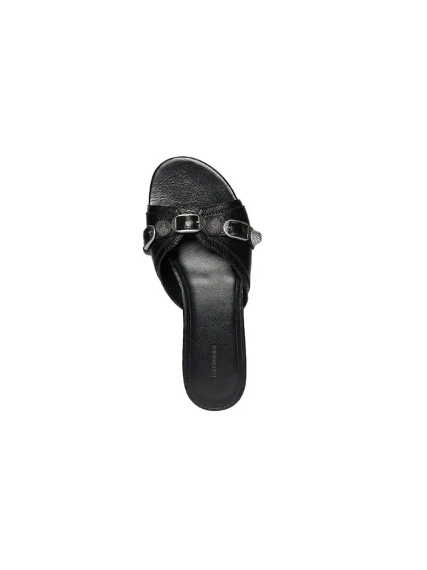 Сандалии cagole sandals 'black' Balenciaga — изображение 4 из 4, черный