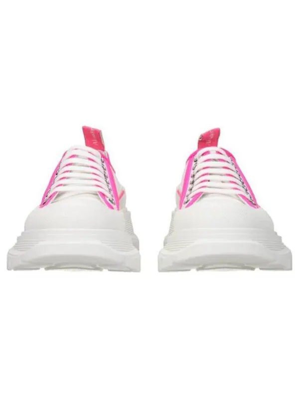 Кроссовки tread slick lace up 'white neon pink' Alexander Mcqueen — изображение 4 из 4, белый/неоновый розовый