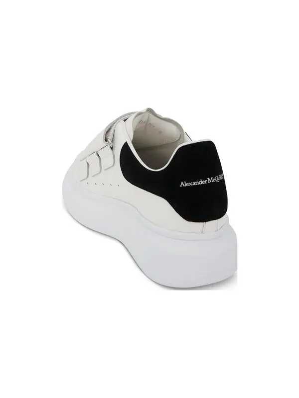Кроссовки oversized triple strap sneaker 'white black' Alexander Mcqueen — изображение 4 из 4, белый/черный