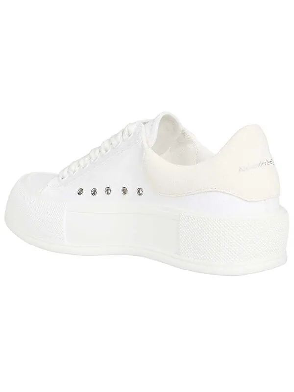 Кроссовки deck skate plimsoll shoes 'white' Alexander Mcqueen — изображение 4 из 4, белый