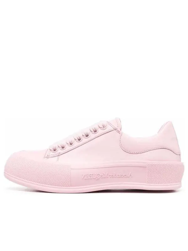 Кроссовки deck skate plimsoll shoes 'pink' Alexander Mcqueen — изображение 1 из 4, розовый