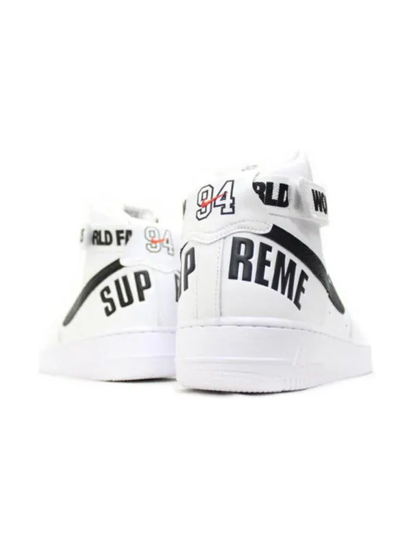 Кроссовки x supreme air force 1 высокие supreme Nike — изображение 4 из 4, белый