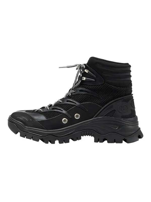 Кроссовки lace up boot 'black' Gucci — изображение 3 из 4, черный