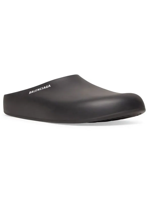 Сандалии pool closed slide 'black' Balenciaga — изображение 4 из 4, черный