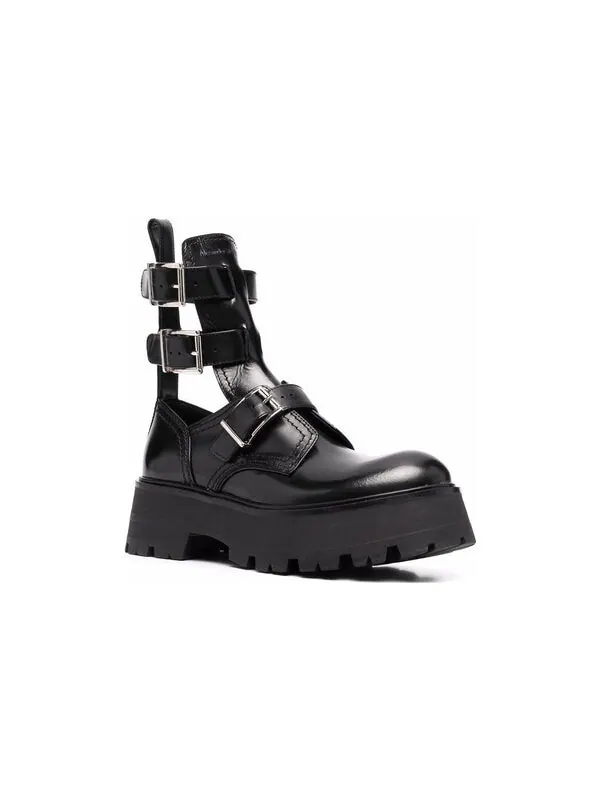Кроссовки flat rubber boots 'black' Alexander Mcqueen — изображение 3 из 4, черный