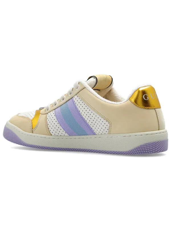 Кроссовки screener 'beige purple' Gucci — изображение 4 из 4, бежевый/фиолетовый