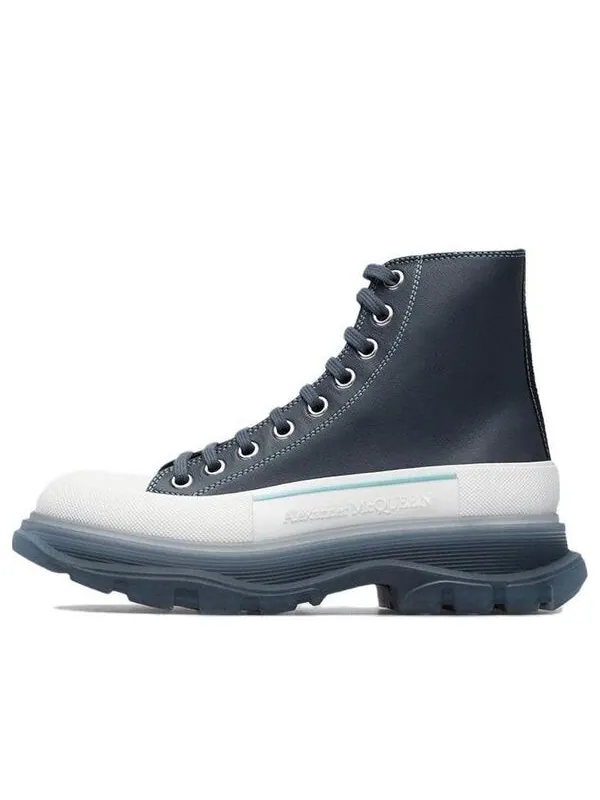 Кроссовки tread slick lace-up boots 'navy white' Alexander Mcqueen — изображение 1 из 4, темно-синий синий/белый