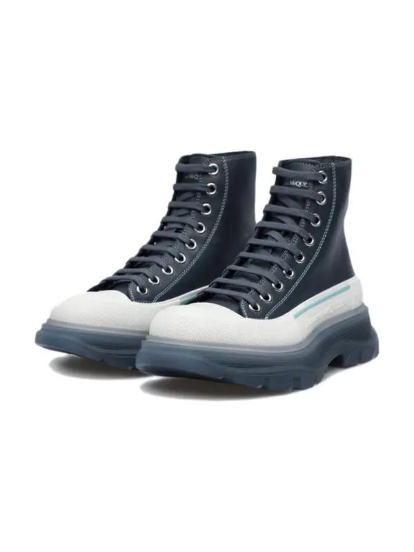 Кроссовки tread slick lace-up boots 'navy white' Alexander Mcqueen — изображение 2 из 4, темно-синий синий/белый