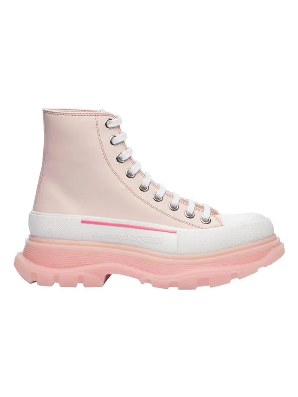 Кроссовки tread slick boots 'pink white' Alexander Mcqueen — изображение 2 из 4, розовый/белый