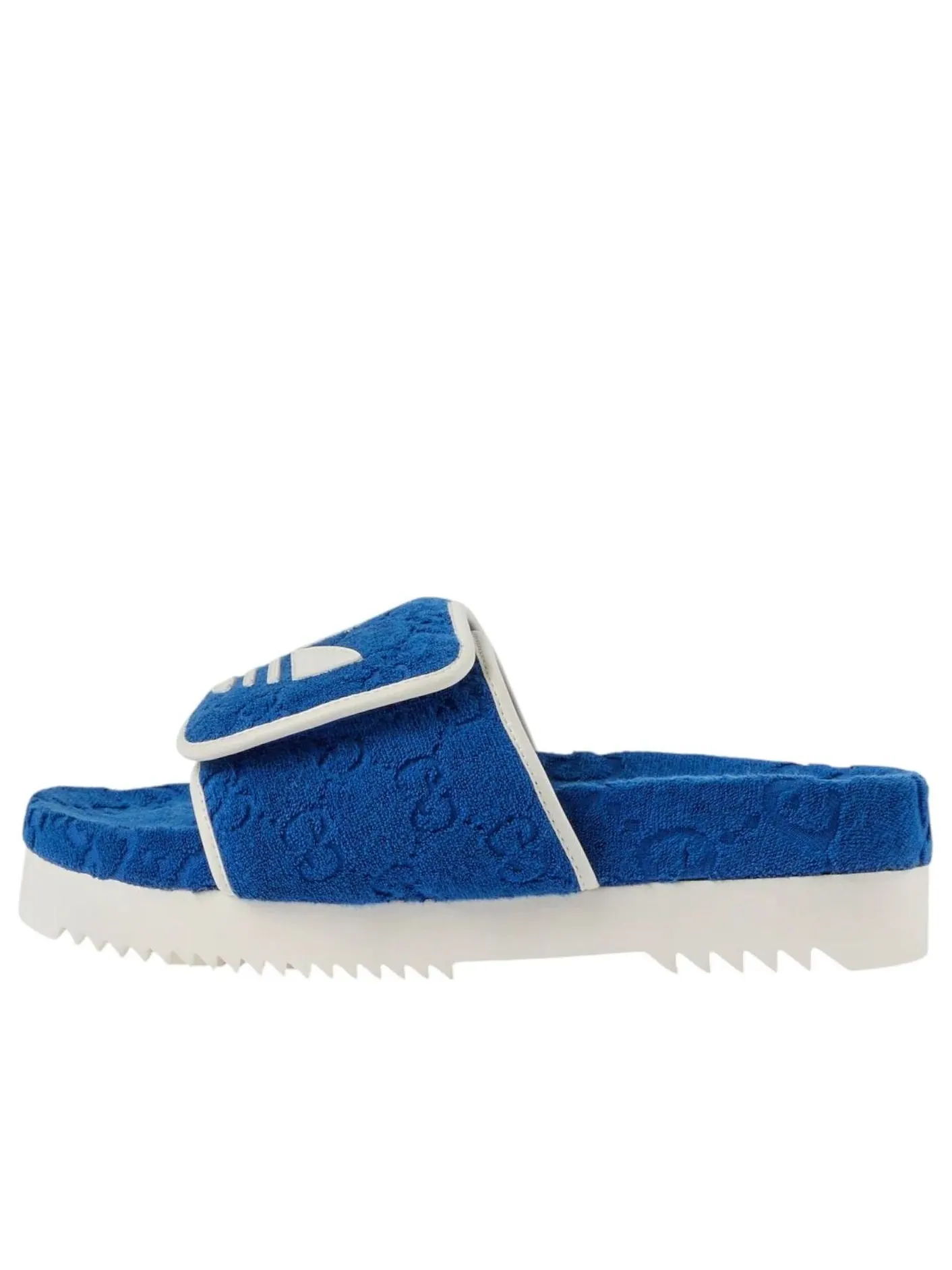 Сандалии на платформе Adidas x Gucci GG — изображение 1 из 5, синий/белый