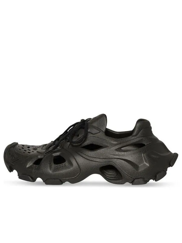 Кроссовки hd lace up cut out sneakers 'black' Balenciaga — изображение 1 из 4, черный