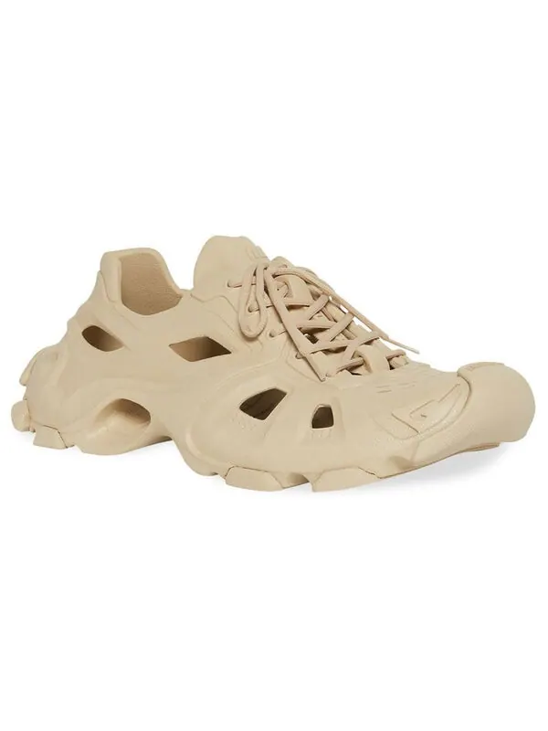 Кроссовки hd lace up cut out sneakers 'beige' Balenciaga — изображение 2 из 4, бежевый