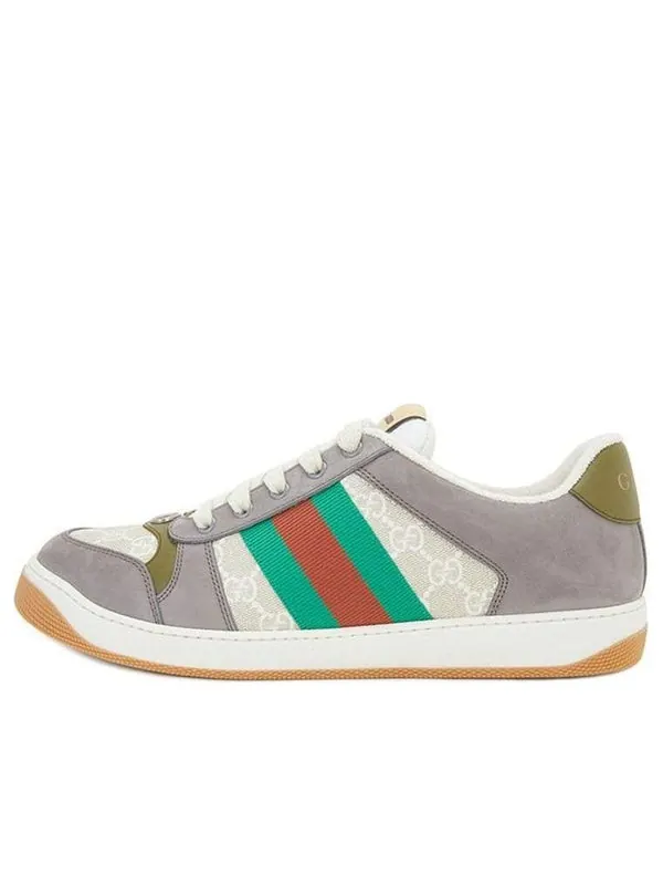 Кроссовки screener sneaker 'gg canvas - grey beige' Gucci — изображение 1 из 4
