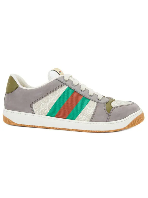 Кроссовки screener sneaker 'gg canvas - grey beige' Gucci — изображение 2 из 4