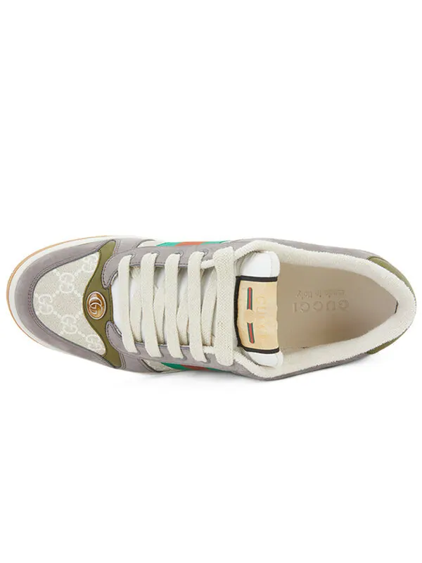 Кроссовки screener sneaker 'gg canvas - grey beige' Gucci — изображение 4 из 4